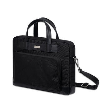 Custom Logo Schwarzer Laptop Messenger Tasche Aktenkoffer mit Schultergurt