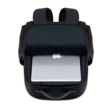 16 Zoll schwarzer wasserdichter Laptop Rucksack für die Arbeit