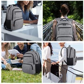 Wasserdichtes Laptop Rucksack Geschäftsreisen Schlankes Dauerhaftes Diebstahlschutz Laptops Rucksack USBCharging