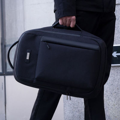 Wasserdichtes Custom Logo Laptop Rucksack mit RPET Recycling Stoff Material Öko-freundlich