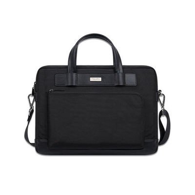 Nylon Pu Leder Laptop Messenger Tasche Aktenkoffer mit Schultergurt