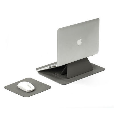 PU-Leder-Laptop-Taschenhüllen mit Standhalter 1,1 mm Ultra-Schlanker